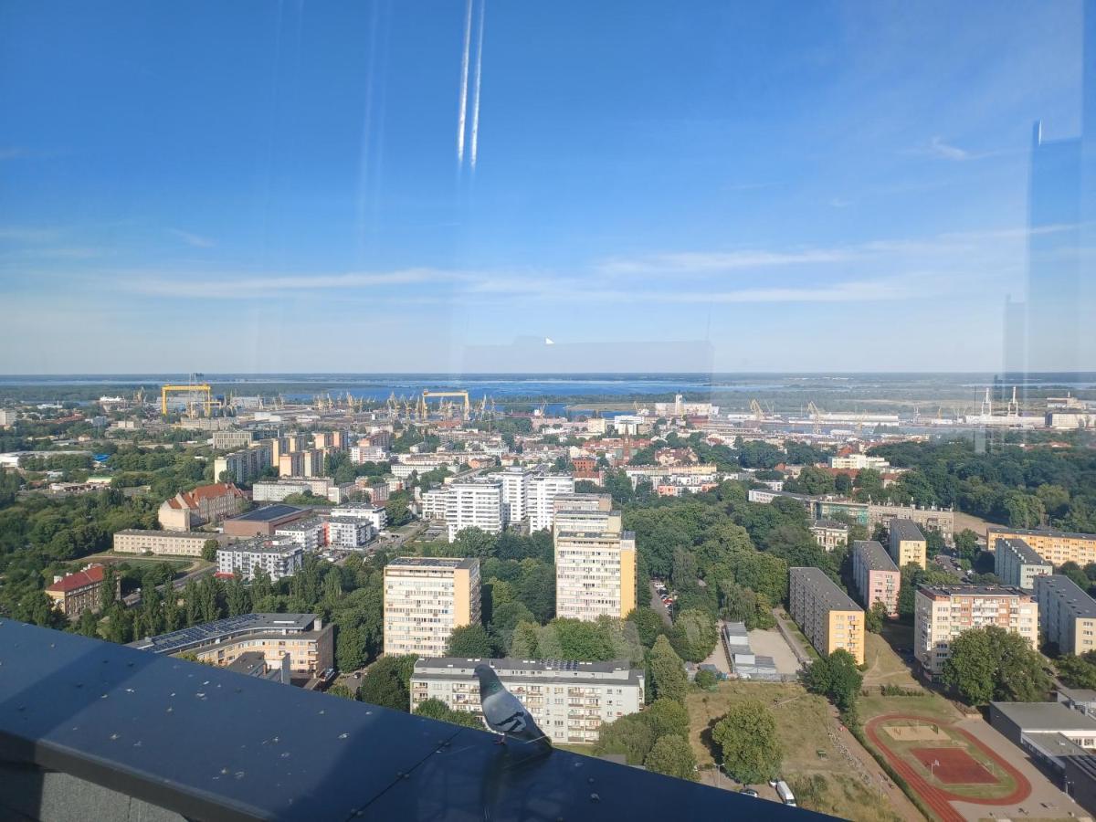 Hanza Tower Ajp Lux Apartment Szczecin Exterior foto